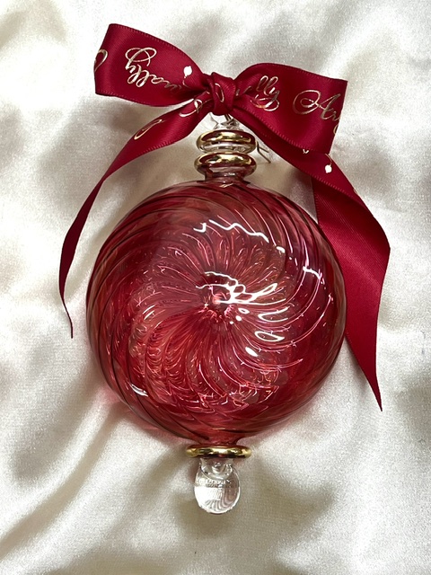 Christmas Ornament (L) ~ Red