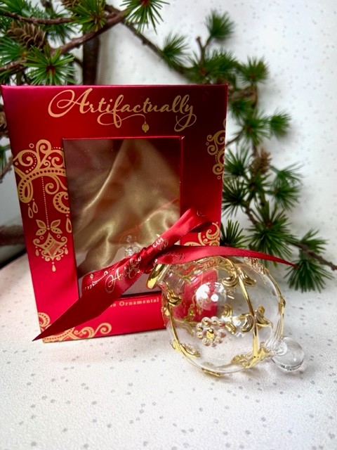 Golden Vine Ornament (M) ~ Gold - Image 3