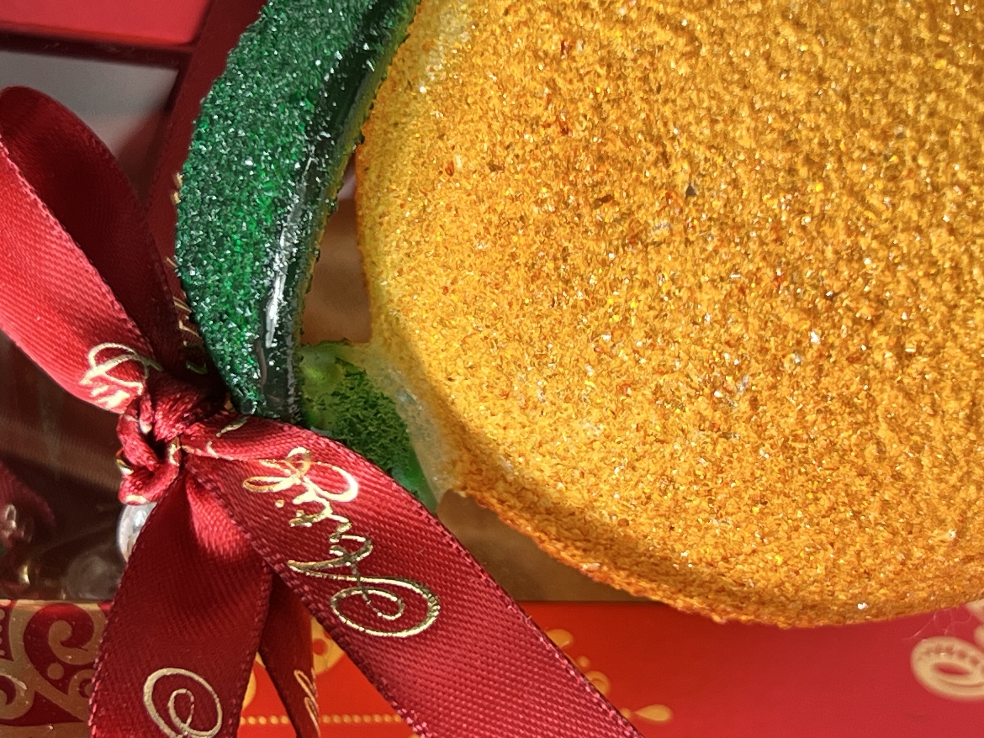 Orange Bauble (L) ~ Orange/Green - Image 3