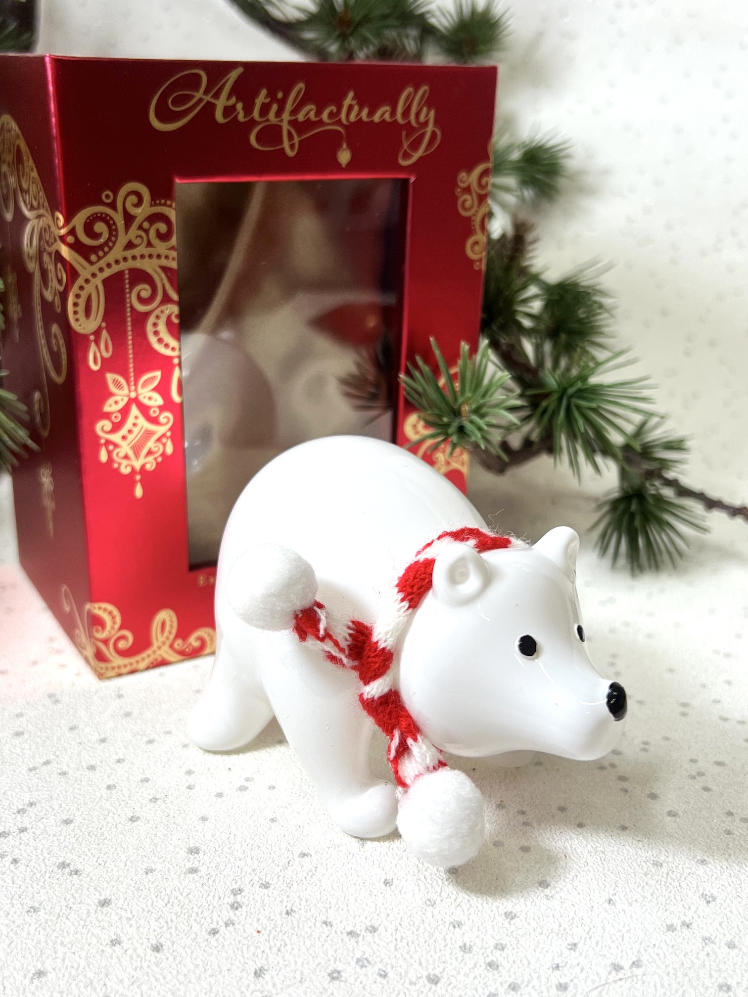 Polar Bear Ornament (L) ~ White - Image 2