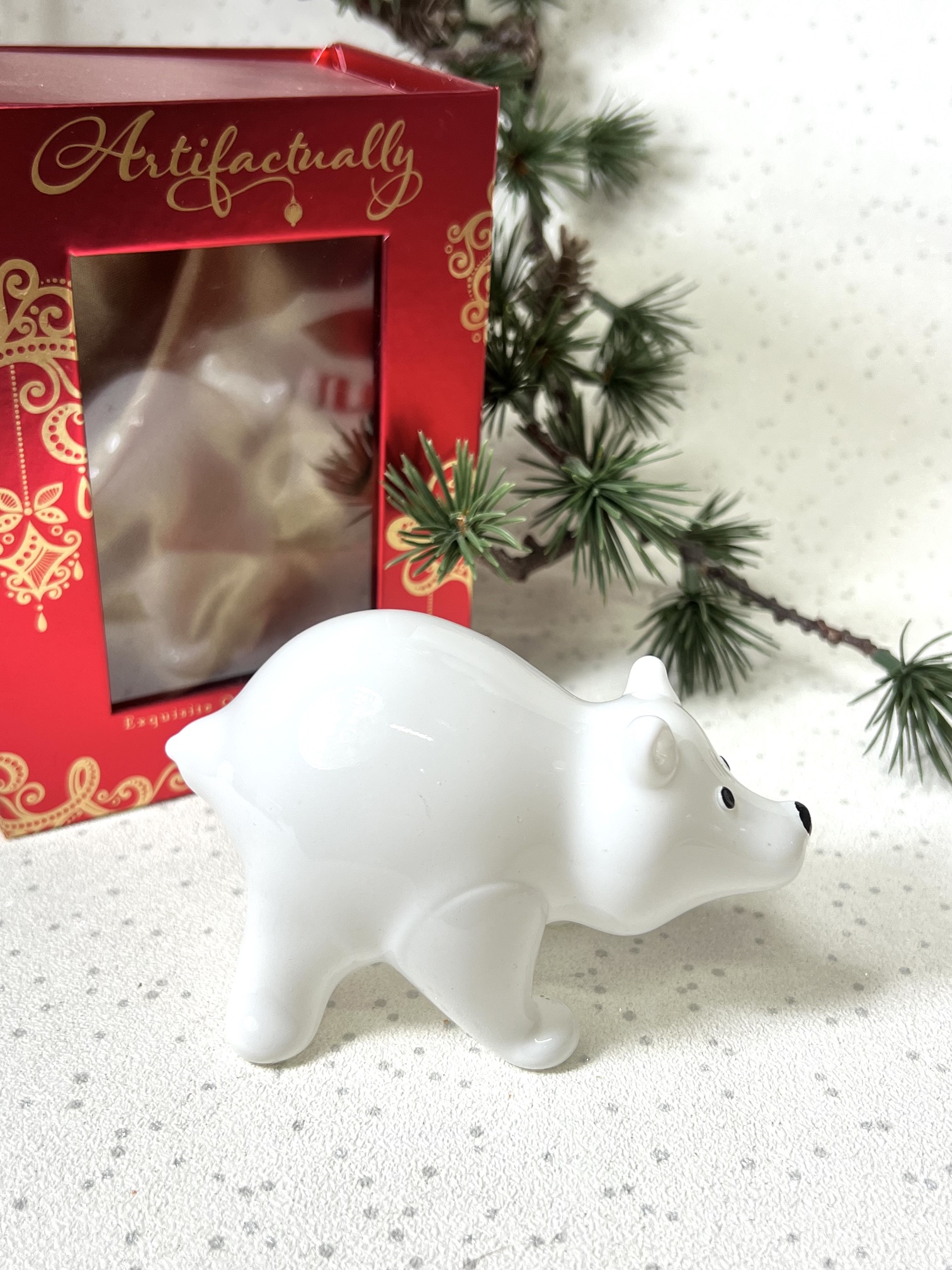 Polar Bear Ornament (L) ~ White - Image 4