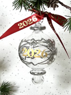 2026 ‘YEAR’ Bauble (M) ~ Silver