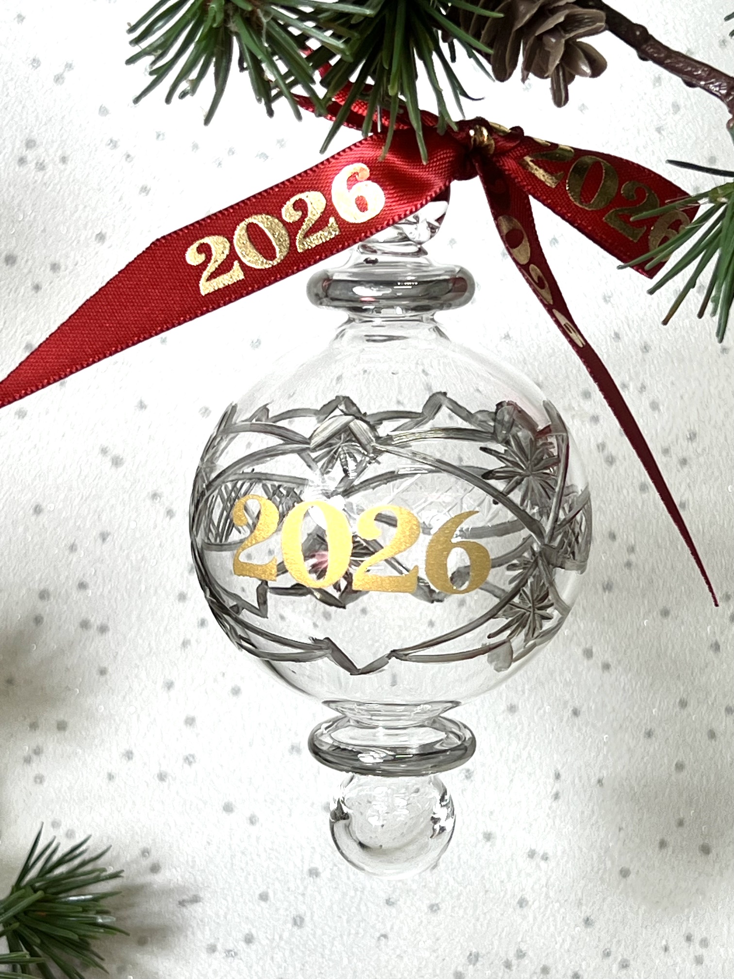2026 ‘YEAR’ Bauble (M) ~ Silver
