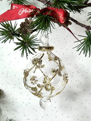 Golden Vine Ornament (M) ~ Gold