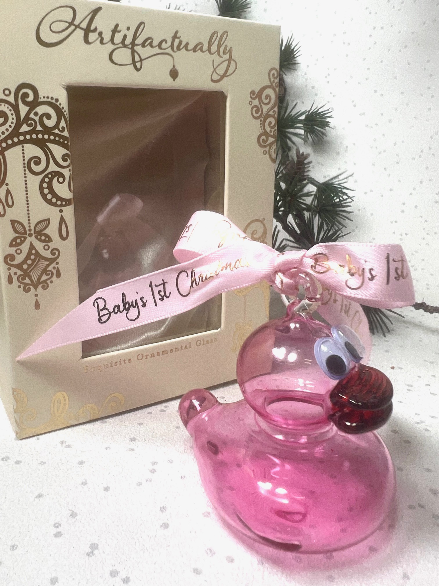 Baby’s 2026 Rubber Duckie (M) ~ Pink - Image 2