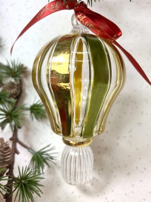 Carnival Balloon (L) ~ Green/Yellow/Gold