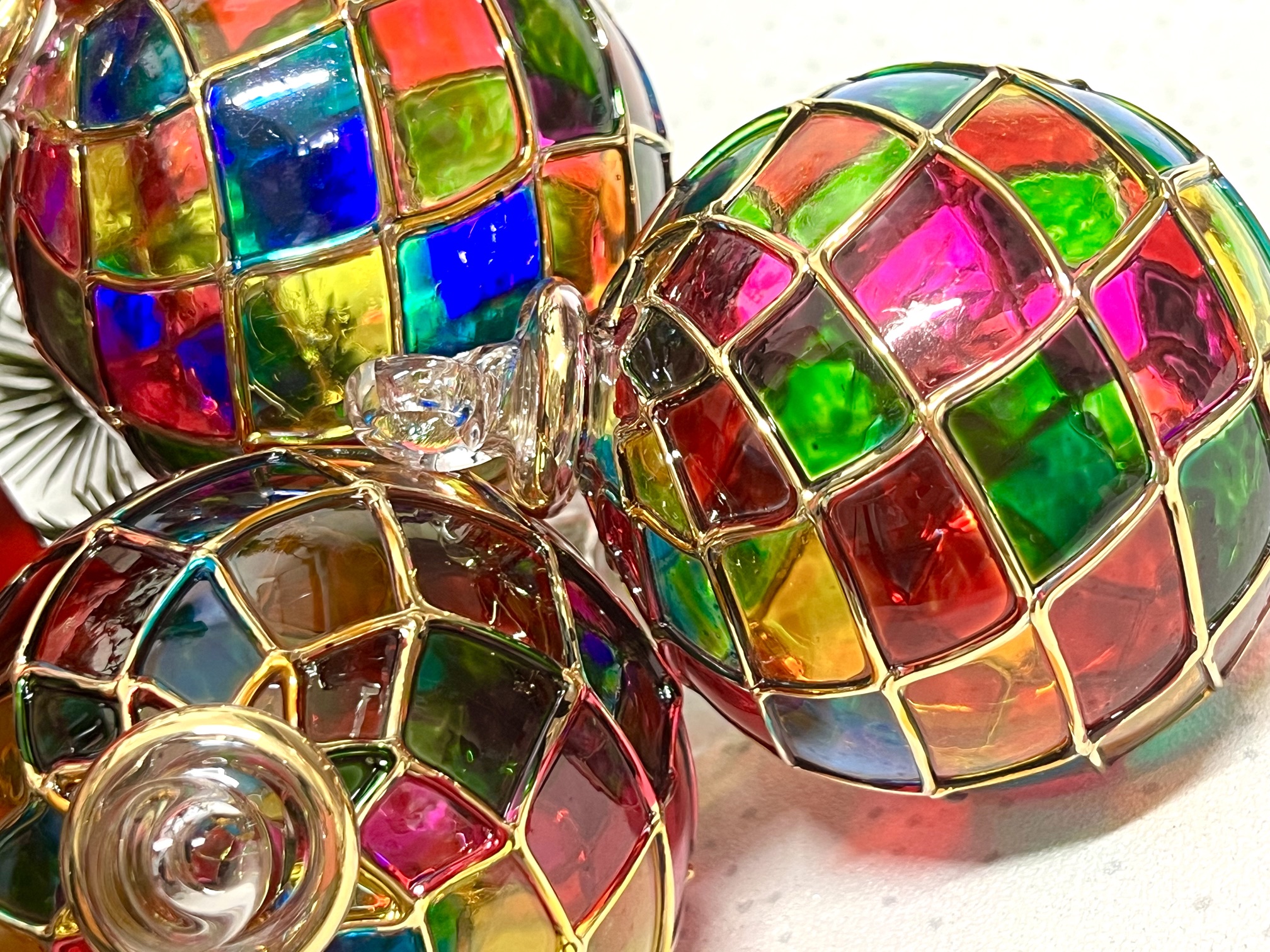 Stained Glass Window Bauble (S, M, L) ~ Multi - Image 3