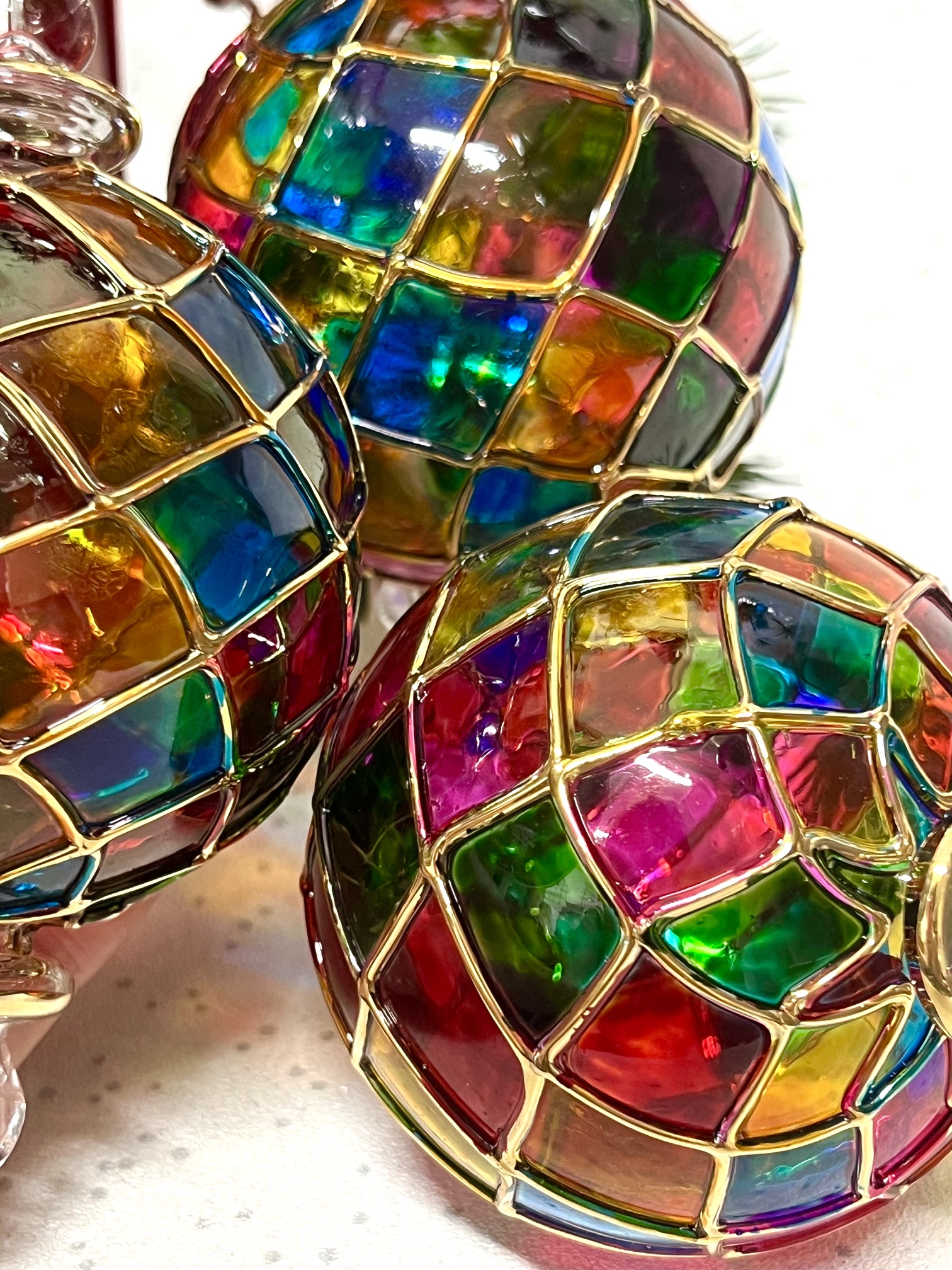 Stained Glass Window Bauble (S, M, L) ~ Multi - Image 4