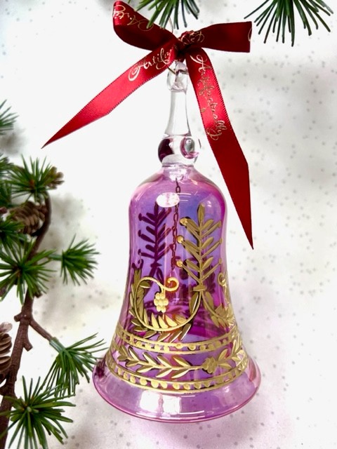 Versailles Etched Bell (L) - Purple