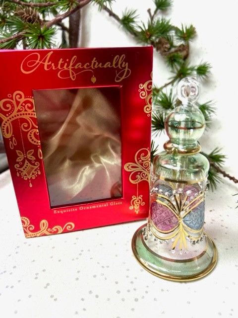 Victorian Swag Bell (L) ~ Green/Pink/Blue - Image 2