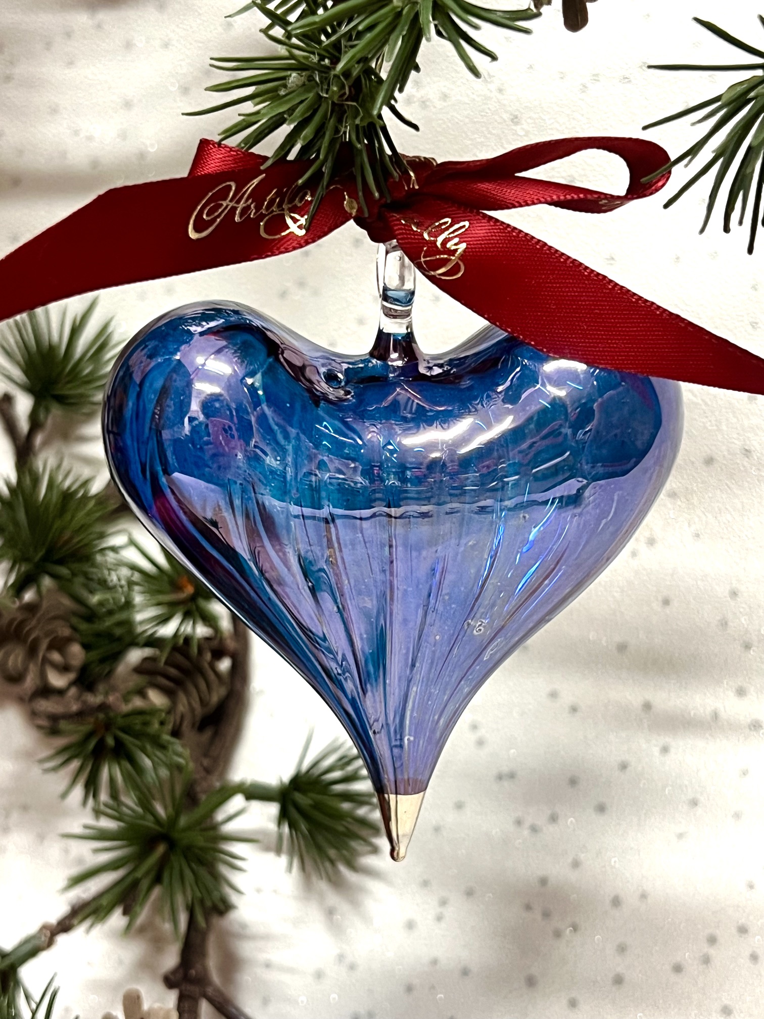 Classic Heart (M) ~ Blue/Silver