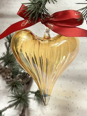 Classic Heart (M) ~ Yellow (silver tip)