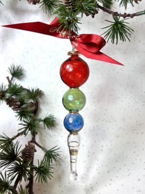 Traffic Light Ornament (M) ~ Multi