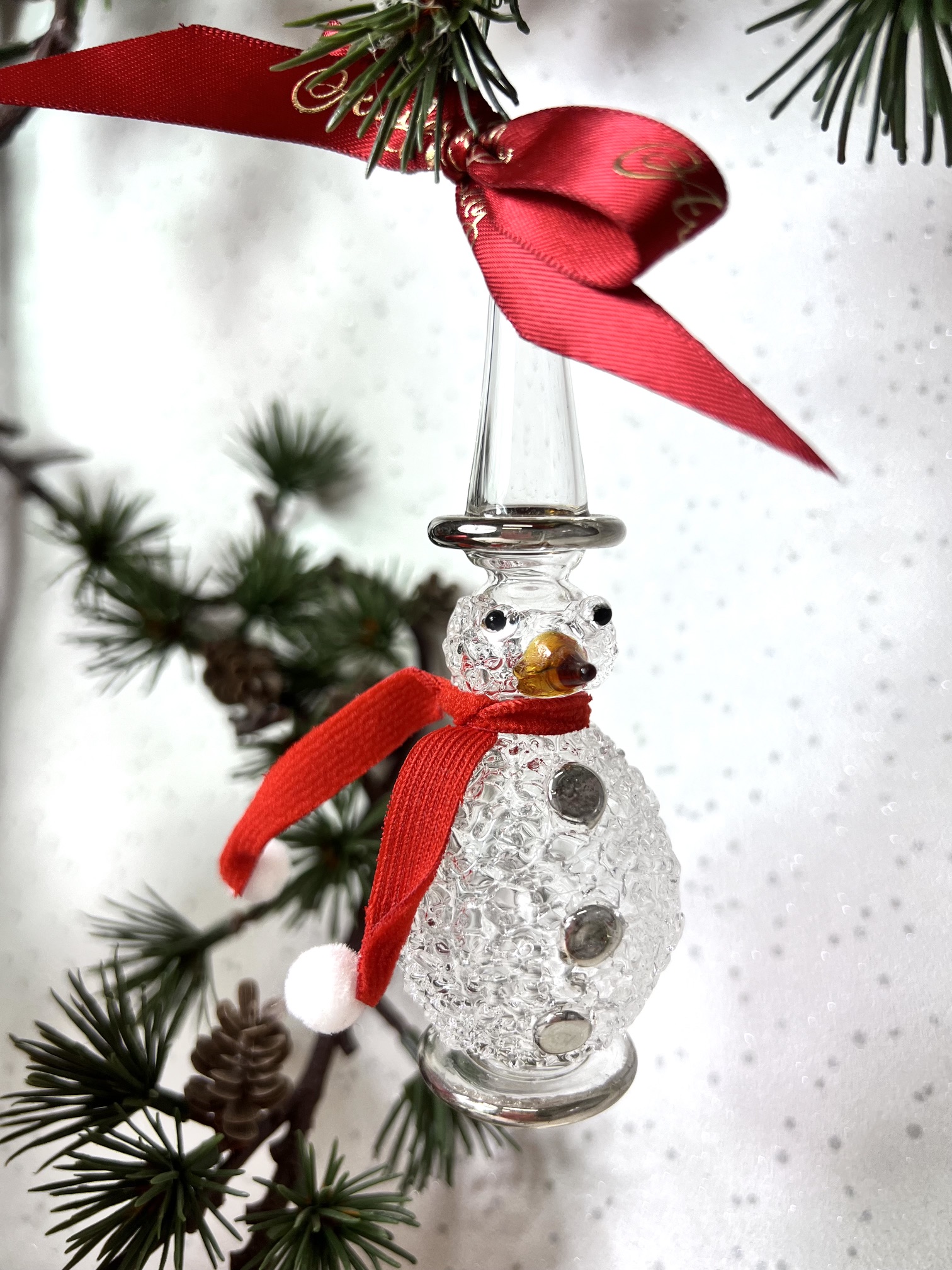 Frosty Snowman Pointy Hat (M) ~ Silver