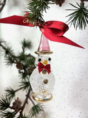Frosty Snowman Pointy Hat (M)~ Pink