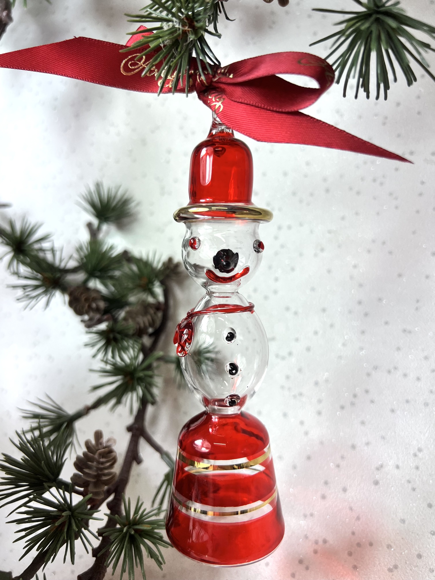 Classic Snowman (L) ~ red