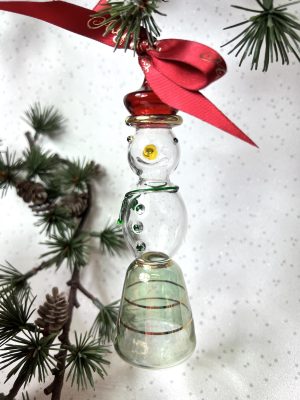 Classic Snowman (L) ~ green/red