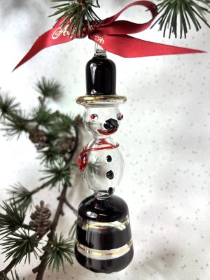 Classic Snowman (L) ~ black/red