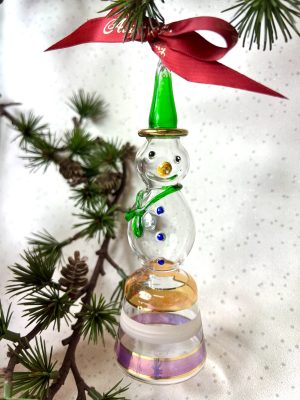 Classic Snowman (L) ~ yellow/green/purple