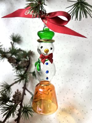 Classic Snowman (L) ~ green/amber