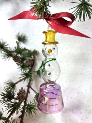 Classic Snowman (L) ~ yellow/purple/green