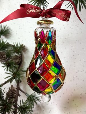 Stained Glass Window Drop (M) ~ Multi